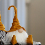 Load image into Gallery viewer, Gold Librarian Wizard Gnome
