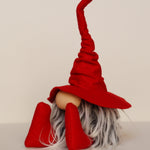 Load image into Gallery viewer, Red Librarian Wizard Gnome
