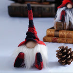 Load image into Gallery viewer, Miniature Red Buffalo Check gnome
