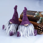 Load image into Gallery viewer, Miniature Purple Easter Gnome
