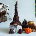 Load image into Gallery viewer, Decorative gnome with autumn-themed items on a light surface
