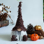 Load image into Gallery viewer, Decorative gnome with autumn-themed items on a light surface
