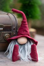 Load image into Gallery viewer, Ruby Librarian Wizard Gnome
